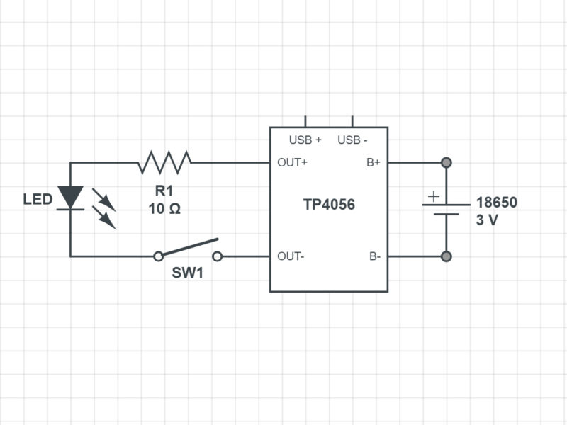 Flashlight | Circuit Diagram – Nik Kinnaird bicycle flashlight wiring diagram 